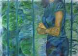 Shadow-I,72x72-inches,oil-on-canvas