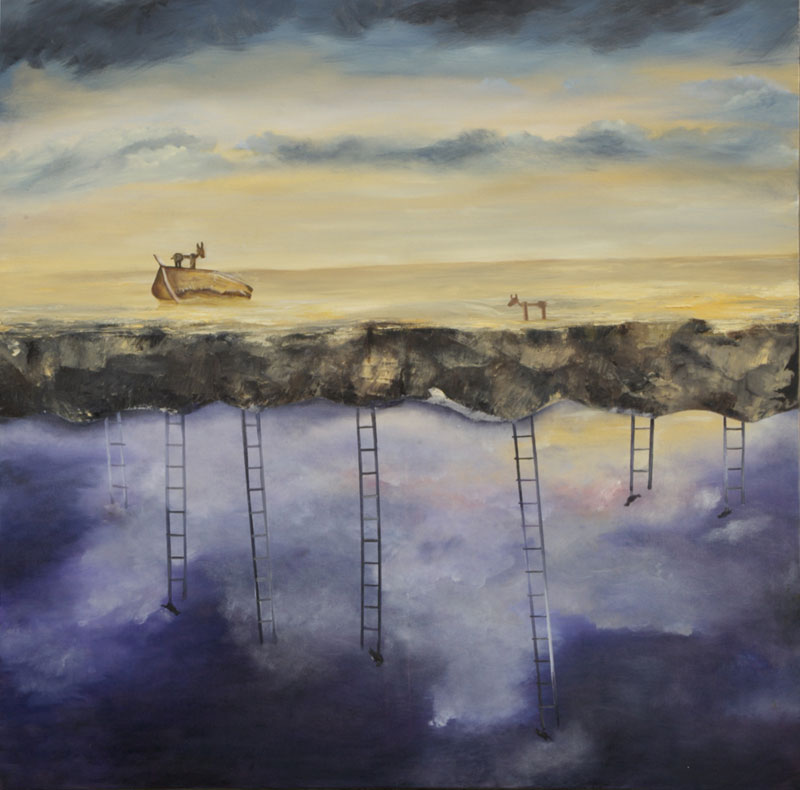 Survivor - Two Worlds, Oil on Canvas, 48 x 48